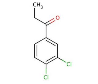 3&prime;,4&prime;-Dichloropropiophenone (CAS 6582-42-9) - chemical structure image