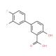 3′,4′-Difluoro-4-hydroxy-[1,1′-biphenyl]-3-carboxylic Acid (CAS 887576-75-2) - chemical structure image