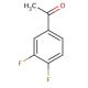 3′,4′-Difluoroacetophenone (CAS 369-33-5) - chemical structure image