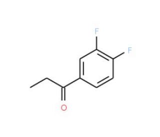 3&prime;,4&prime;-Difluoropropiophenone (CAS 23384-72-7) - chemical structure image