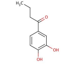3&prime;,4&prime;-Dihydroxy-1-phenyl-2-butanone (CAS 17386-89-9) - chemical structure image
