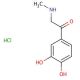3′,4′-Dihydroxy-2-(methylamino)acetophenone hydrochloride (CAS 62-13-5) - chemical structure image