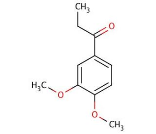 3&prime;,4&prime;-Dimethoxy-1-phenylpropiophenone (CAS 1835-04-7) - chemical structure image
