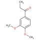 3′,4′-Dimethoxy-1-phenylpropiophenone (CAS 1835-04-7) - chemical structure image