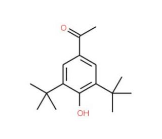 3&prime;,5&prime;-Di-tert-butyl-4&prime;-hydroxyacetophenone (CAS 14035-33-7) - chemical structure image
