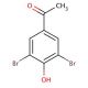3′,5′-Dibromo-4′-hydroxyacetophenone (CAS 2887-72-1) - chemical structure image