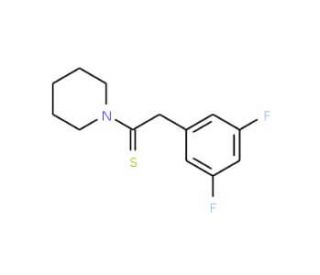 3&prime;,5&prime;-Difluorobenzene acetyl piperidine thioamide (CAS 289677-12-9) - chemical structure image