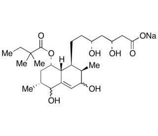 3&prime;,5&prime;-Dihydrodiol simvastatin acid sodium salt (Mixture of Diastereomers) - chemical structure image