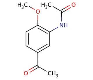 3&prime;-Acetylamino-4&prime;-methoxyacetophenone (CAS 74896-31-4) - chemical structure image
