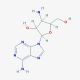 3′-Amino-3′-deoxyadenosine (CAS 2504-55-4) - chemical structure image