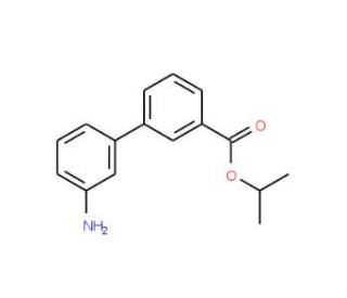 3&prime;-Amino-biphenyl-3-carboxylic acid isopropyl ester - chemical structure image