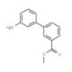 3′-Amino-biphenyl-3-carboxylic acid methyl ester (CAS 168619-25-8) - chemical structure image