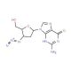 3′-Azido-2′-deoxyguanosine (CAS 66323-46-4) - chemical structure image
