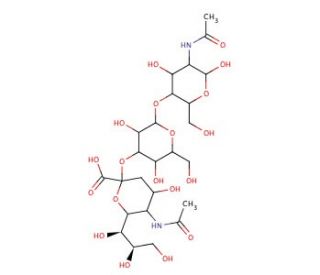 3&prime;-b-Sialyl-N-acetyllactosamine - chemical structure image