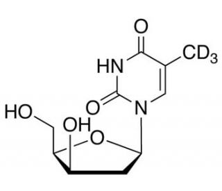 3&prime;-&beta;-Thymidine -d3 - chemical structure image