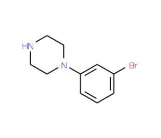 (3&prime;-Bromophenyl)piperazine (CAS 31197-30-5) - chemical structure image