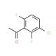 3′-Chloro-2′,6′-difluoroacetophenone (CAS 177942-50-6) - chemical structure image