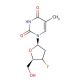 3′-Deoxy-3′-fluorothymidine (CAS 25526-93-6) - chemical structure image
