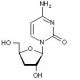 3′-Deoxycytidine (CAS 7057-33-2) - chemical structure image