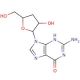 3′-Deoxyguanosine (CAS 3608-58-0) - chemical structure image