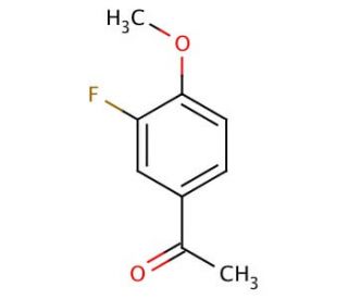 3&prime;-Fluoro-4&prime;-methoxyacetophenone (CAS 455-91-4) - chemical structure image