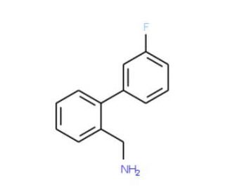 (3&prime;-Fluoro[1,1&prime;-biphenyl]-2-yl)methanamine - chemical structure image
