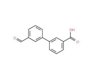 3&prime;-Formyl-[1,1&prime;-biphenyl]-3-carboxylic acid (CAS 222180-19-0) - chemical structure image