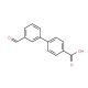 3′-Formyl-[1,1′-biphenyl]-4-carboxylic acid (CAS 222180-23-6) - chemical structure image