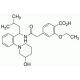 3′-Hydroxy Repaglinide(Mixture of Diastereomers) (CAS 874908-14-2) - chemical structure image