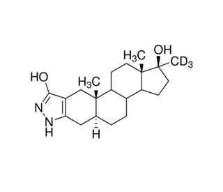 3&prime;-Hydroxystanozolol-D3 - chemical structure image