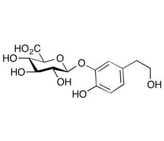 3&prime;-Hydroxytyrosol 3&prime;-glucuronide (CAS 425408-50-0) - chemical structure image