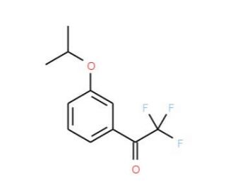 3&prime;-iso-Propoxy-2,2,2-trifluoroacetophenone (CAS 286017-70-7) - chemical structure image