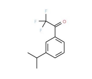 3&prime;-iso-Propyl-2,2,2-trifluoroacetophenone - chemical structure image