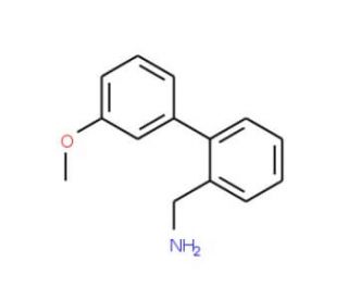 (3&prime;-Methoxy[1,1&prime;-biphenyl]-2-yl)methanamine - chemical structure image