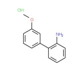 3&prime;-Methoxybiphenyl-2-ylamine hydrochloride (CAS 38089-02-0) - chemical structure image