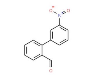 3&prime;-Nitro[1,1&prime;-biphenyl]-2-carbaldehyde (CAS 209863-08-1) - chemical structure image