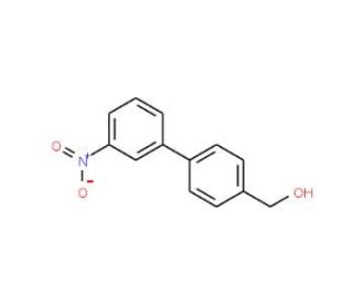 (3&prime;-Nitro[1,1&prime;-biphenyl]-4-yl)methanol - chemical structure image