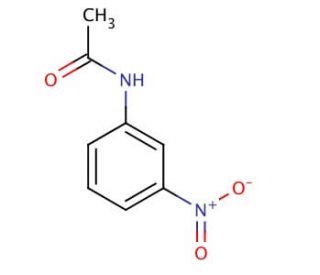 3&prime;-Nitroacetanilide (CAS 122-28-1) - chemical structure image