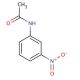 3′-Nitroacetanilide (CAS 122-28-1) - chemical structure image