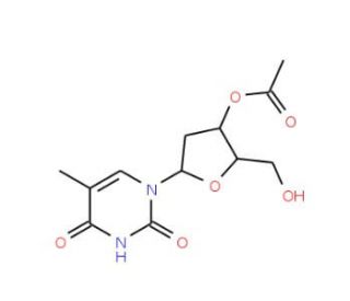 3&prime;-O-Acetylthymidine (CAS 21090-30-2) - chemical structure image