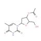 3′-O-Acetylthymidine (CAS 21090-30-2) - chemical structure image