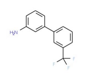 3&prime;-Trifluoromethyl-biphenyl-3-ylamine (CAS 400749-02-2) - chemical structure image