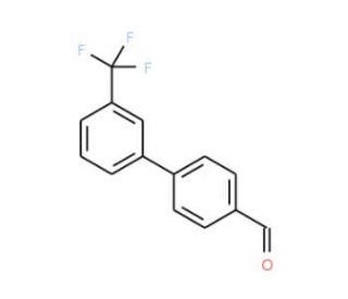 3&prime;-Trifluoromethyl-biphenyl-4-carbaldehyde (CAS 100036-64-4) - chemical structure image