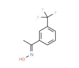 3&prime;-(Trifluoromethyl)acetophenone oxime (CAS 99705-50-7) - chemical structure image