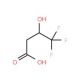 (3R)-3-Hydroxy-4,4,4-trifluorobutyric acid (CAS 108211-36-5) - chemical structure image