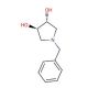 (3R,4R)-(−)-1-Benzyl-3,4-pyrrolidinediol (CAS 163439-82-5) - chemical structure image