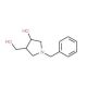 (3R,4R)-1-Benzyl-4-hydroxy-3-pyrrolidinemethanol (CAS 253129-03-2) - chemical structure image