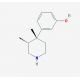 (3R,4R)-3,4-Dimethyl-4-(3-hydroxyphenyl)piperidine (CAS 119193-19-0) - chemical structure image