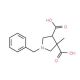 (3R,4S)-1-Benzyl-3-methylpyrrolidine-3,4-dicarboxylic acid - chemical structure image