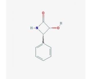 (3R,4S)-3-Hydroxy-4-phenyl-2-azetidinone (CAS 132127-34-5) - chemical structure image